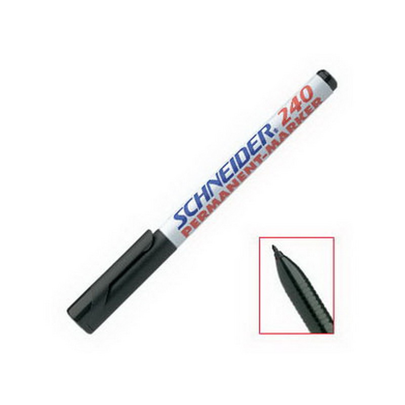 Noturīgais marķieris SCHNEIDER Maxx 240 konisks 1-2 mm, melns