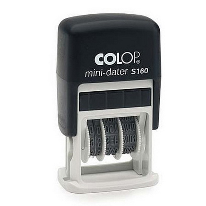 Zīmogs COLOP Datumu numerators S160 Mini-Dater 03(ciparu), bez krāsas spilventiņš