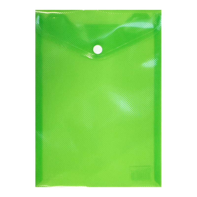 Mape-aploksne ar pogu ELLER PP, A5 formāts, gaiši zaļā krāsa