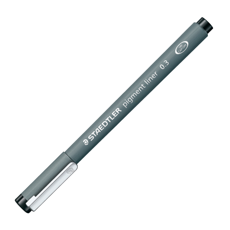 Pildspalva rasēšanai STAEDTLER PIGMENT LINER 0.3 mm melna