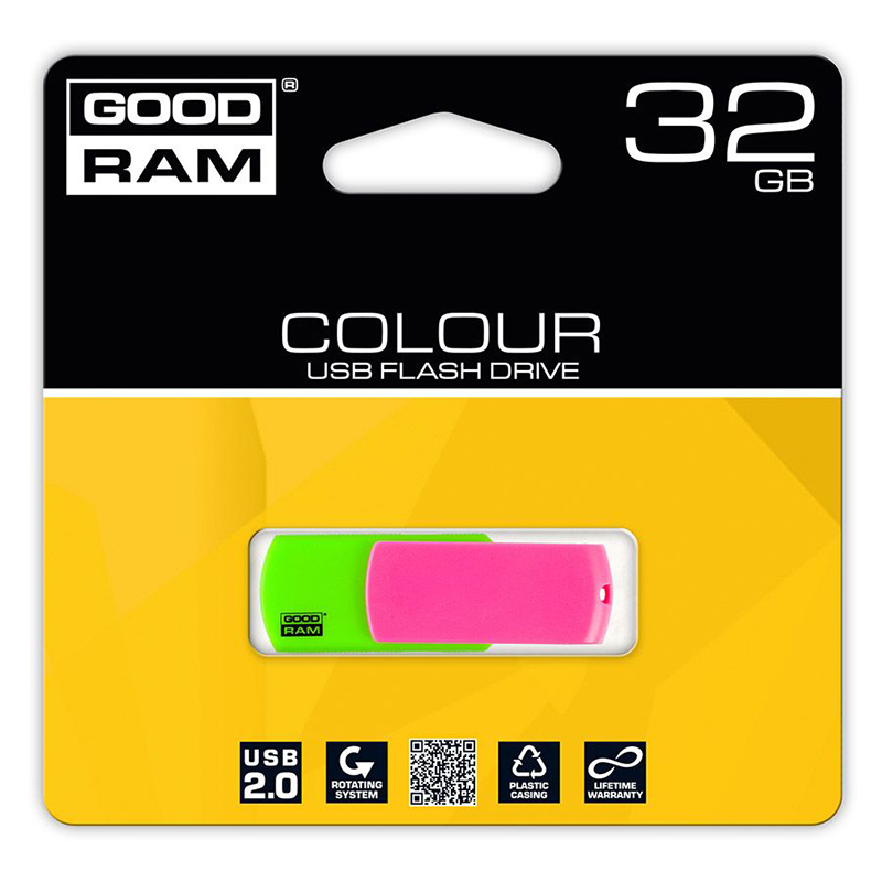 Atmiņa GOODRAM Colour Mix 32GB USB 2.0