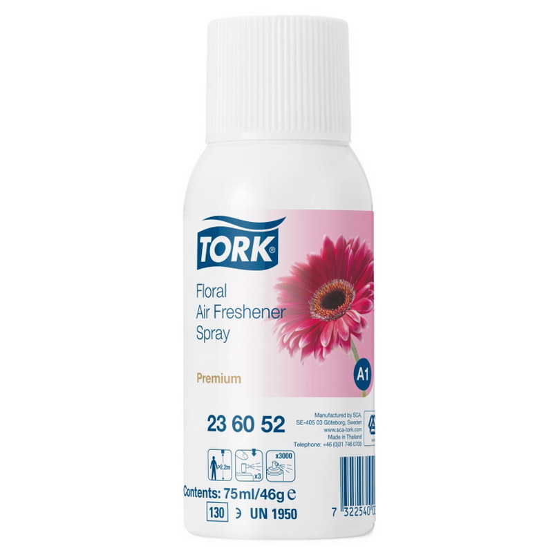 Rezerve gaisa atsvaidzināšanas ierīcei TORK Premium A1, ar ziedu aromātu