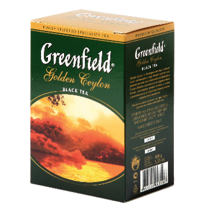 Beramā melnā tēja GREENFIELD GOLDEN CEYLON, 100 g
