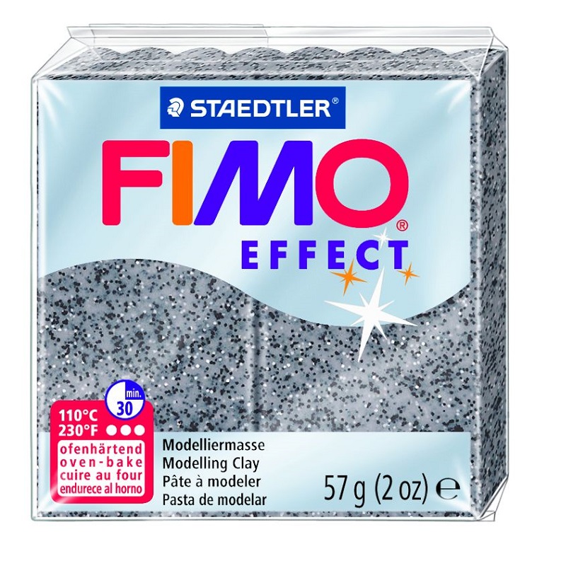 Cietējoša modelēšanas masa FIMO EFFECT, 57 g, granīta krāsa (granit stone)