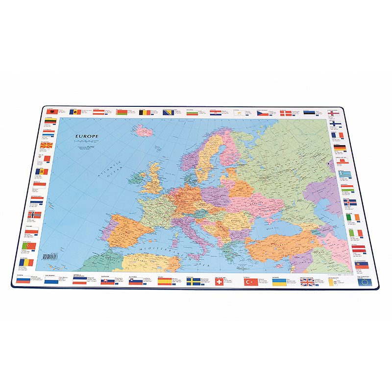 Galda segums Bantex 44x63 cm ar Eiropas karti